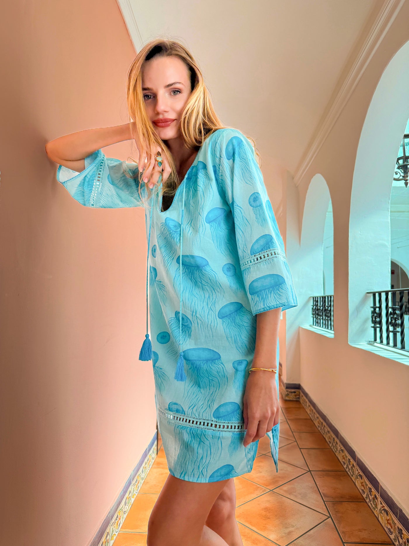 Linah Tunic Turquoise