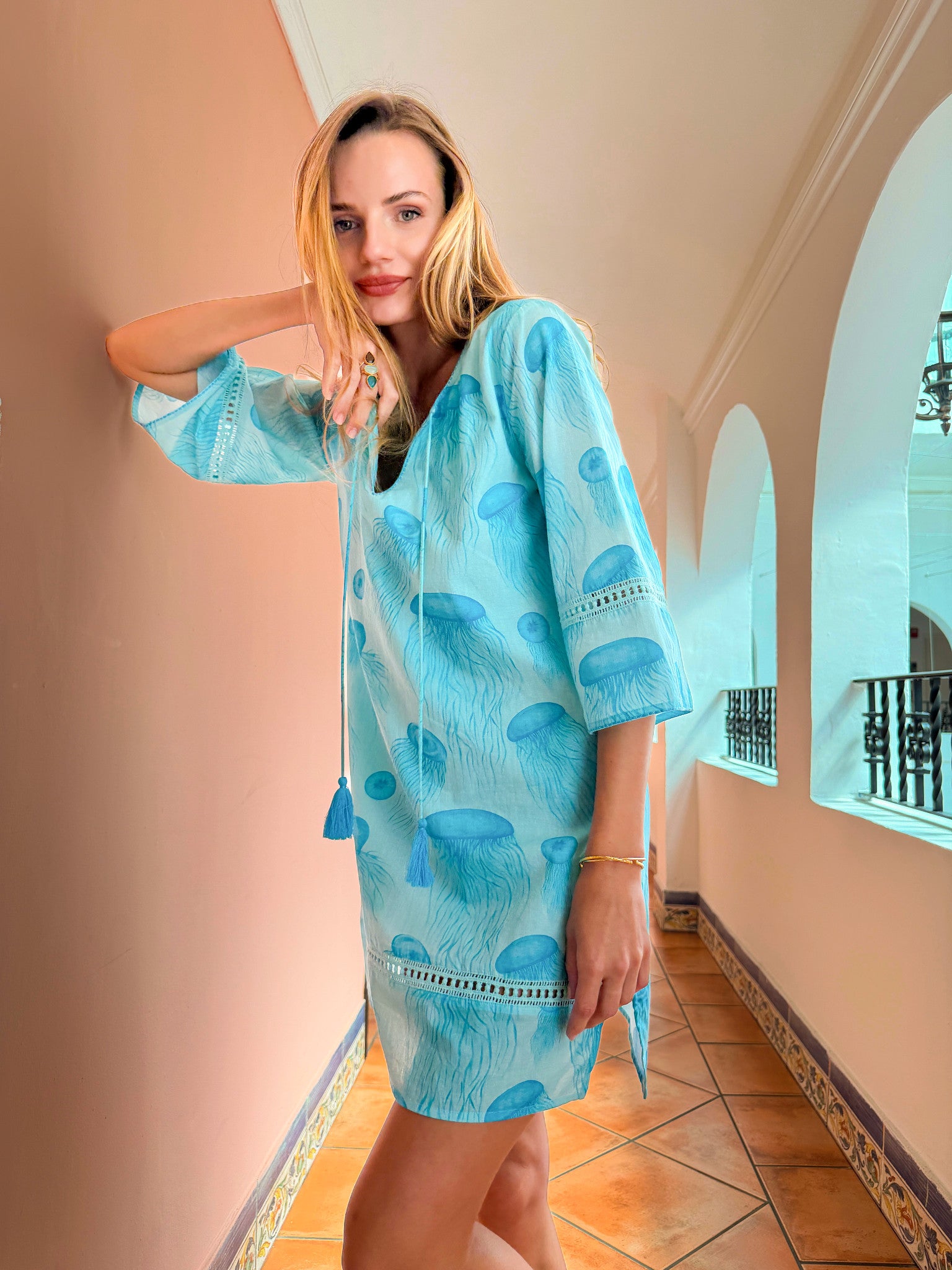 Linah Tunic Turqoise