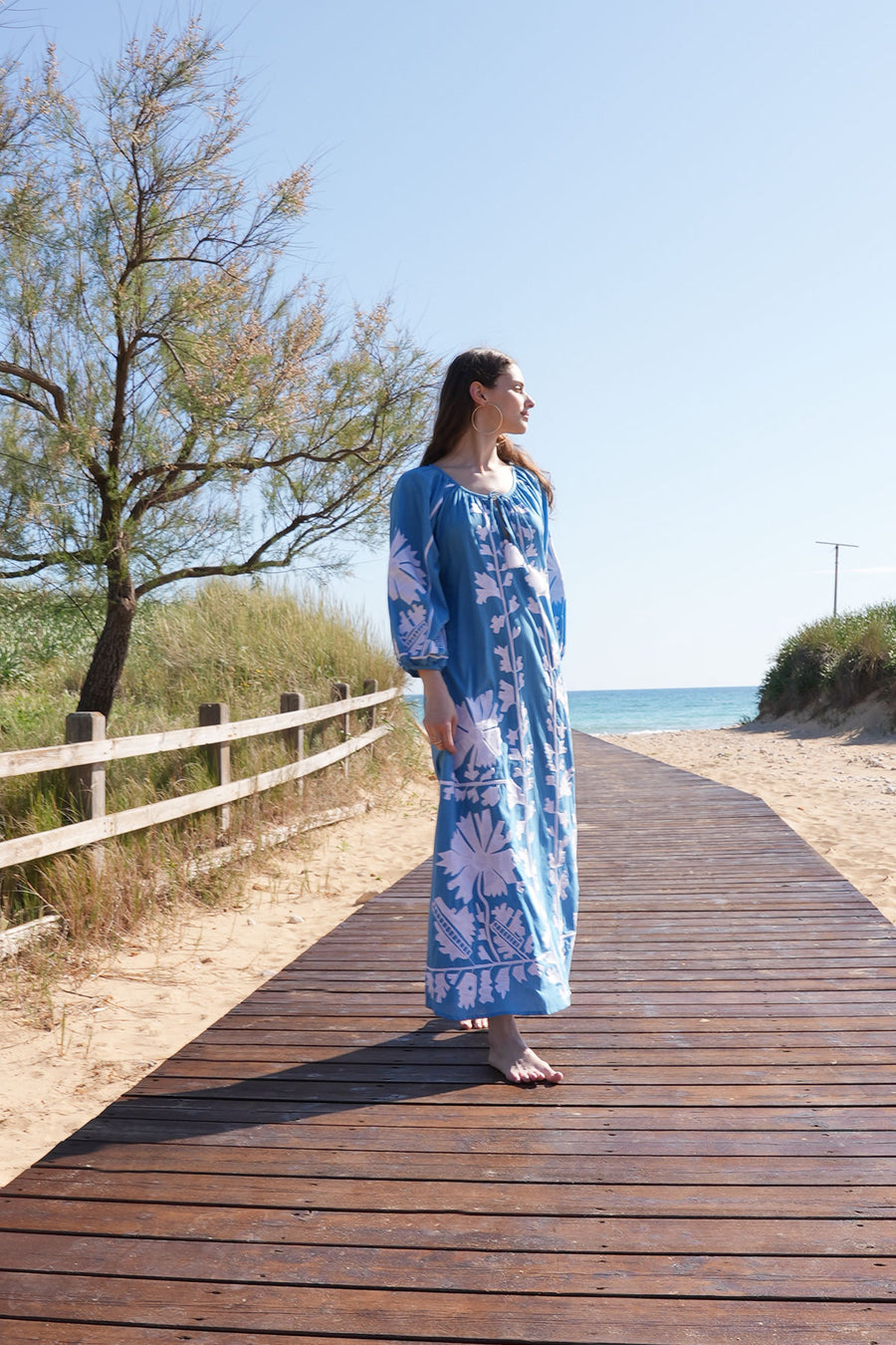Joelle Maxi Tunic Blue