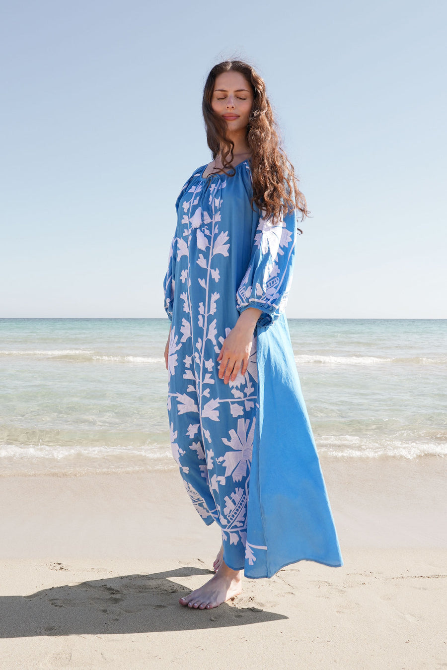Joelle Maxi Tunic Blue