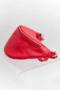 Lilla Sling Crossbody Bag Red