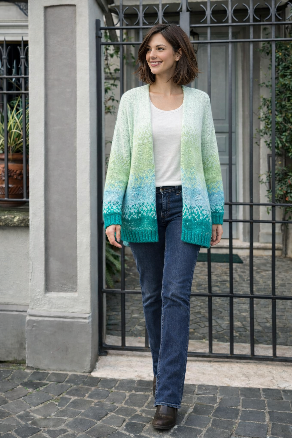 Marta Jacket Aqua