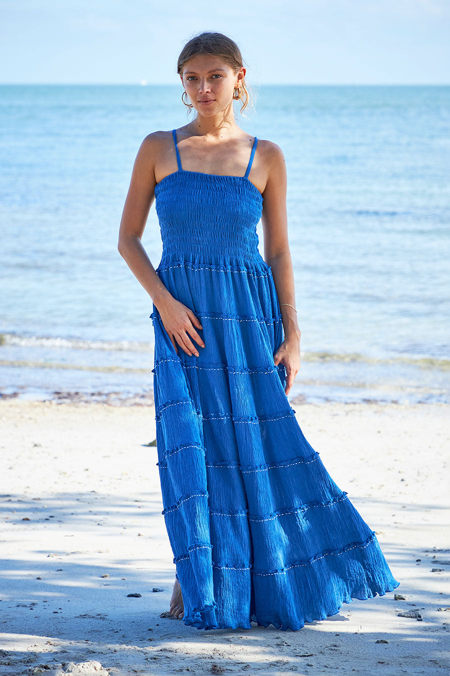 Toulouse Maxi Boho Dress Royal