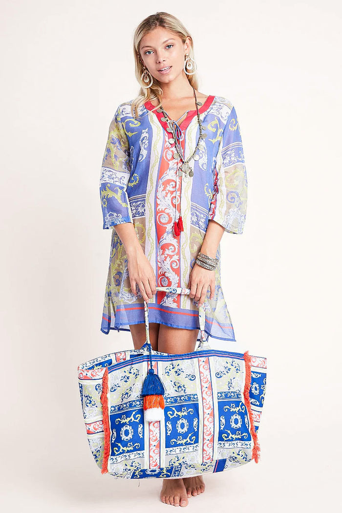 Debbie Katz Sandrine Beach Bag - Pink main image 0