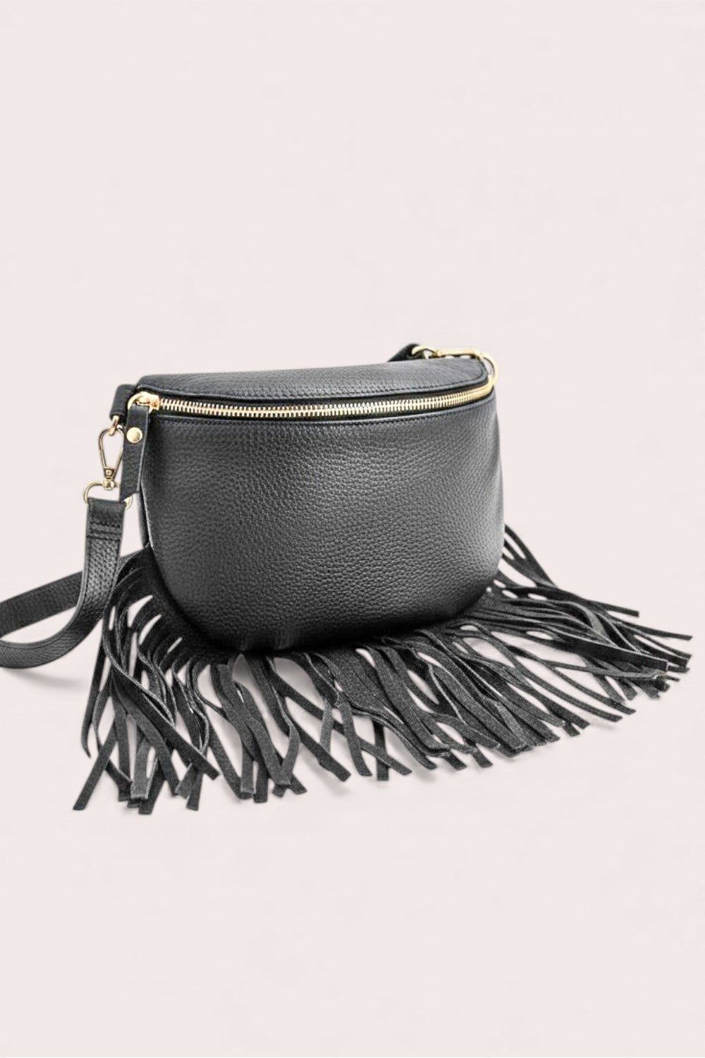 Dolly Fringe Bag Black