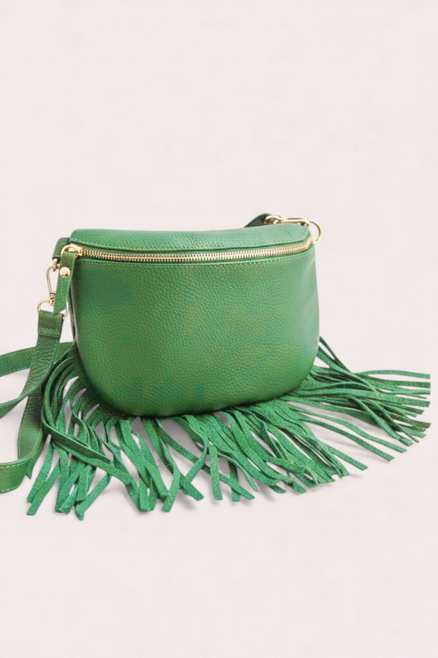 Dolly Fringe Bag Green