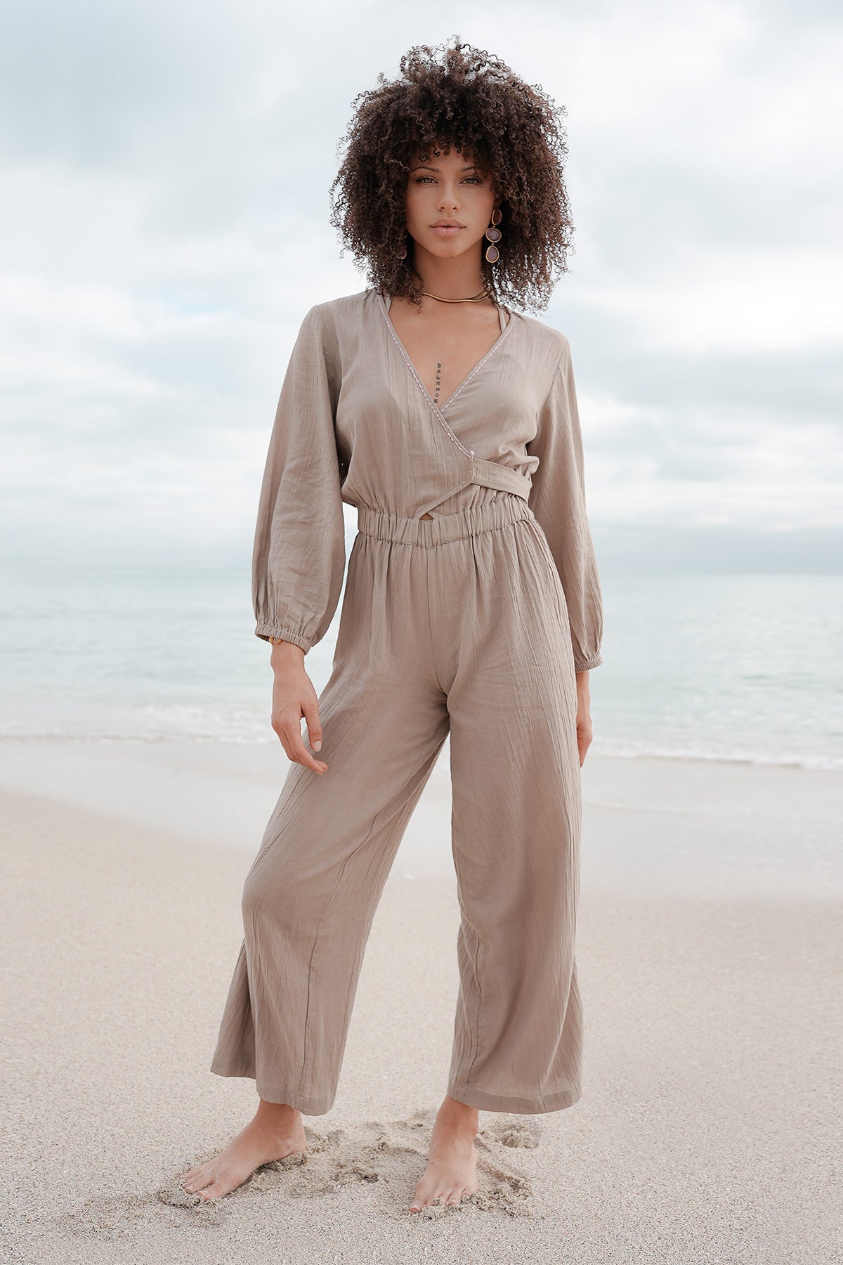 Georgia Jumpsuit Taupe