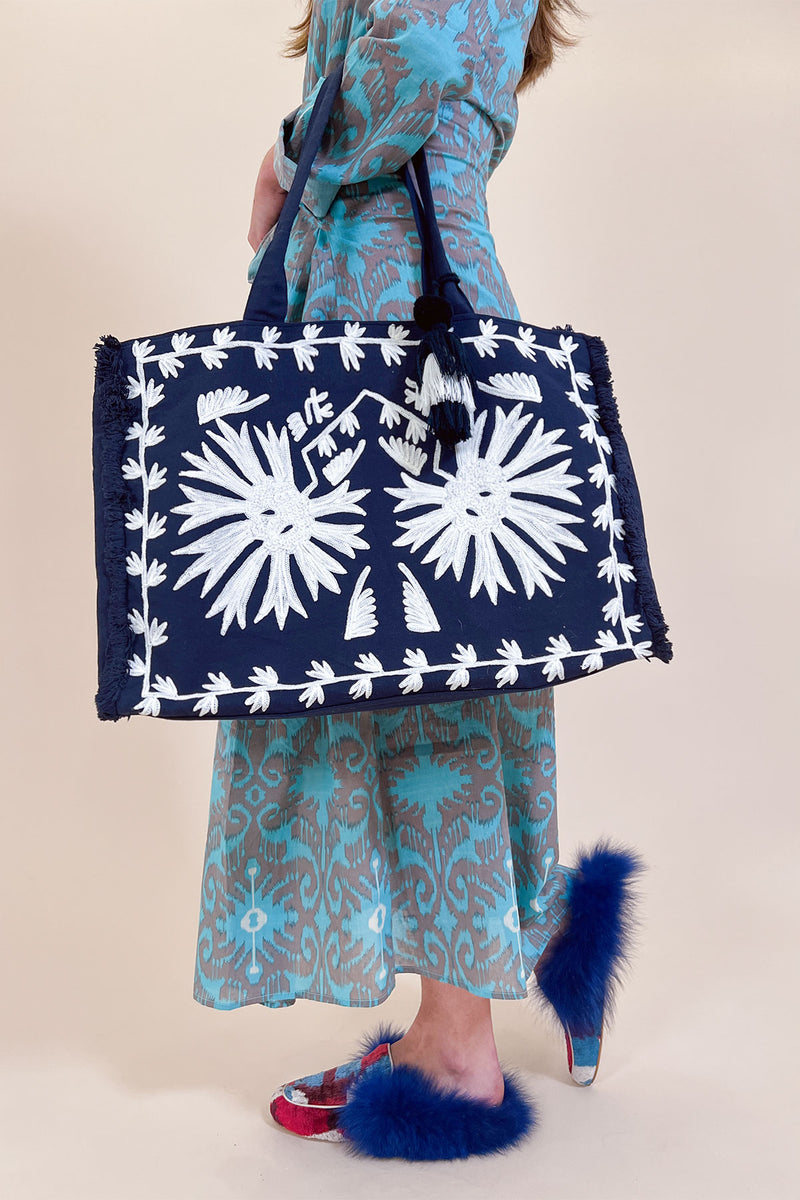 Debbie Katz Sun Fun Boho Beach Bag - Pink main image 0