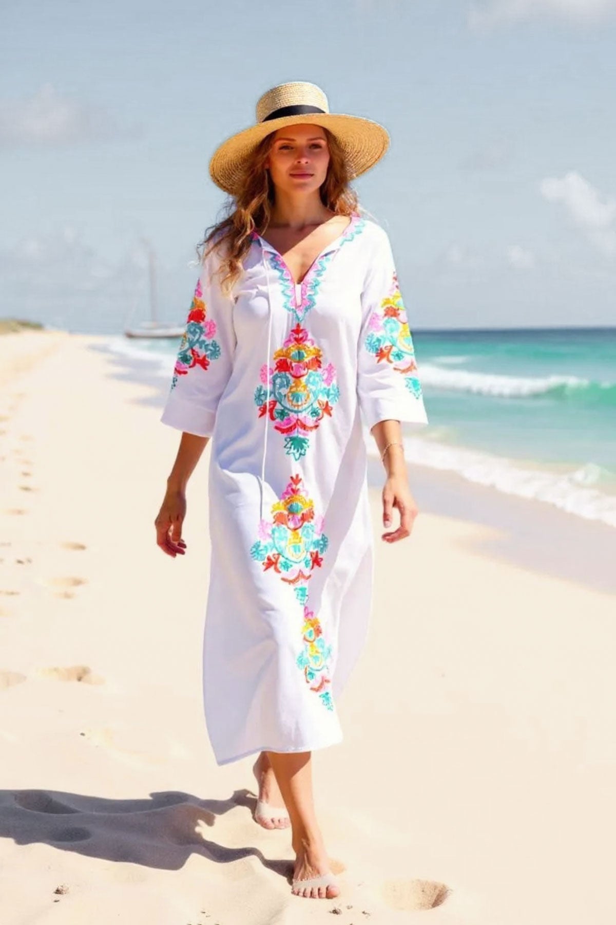 Moni Maxi Tunic White