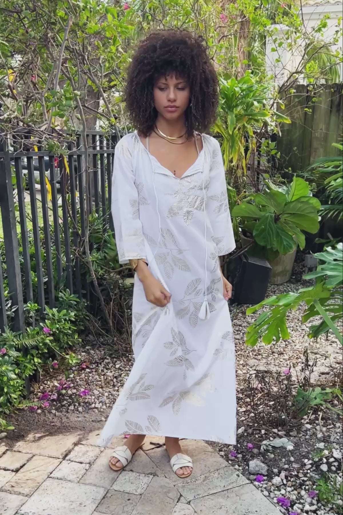 Michelle Maxi Tunic White