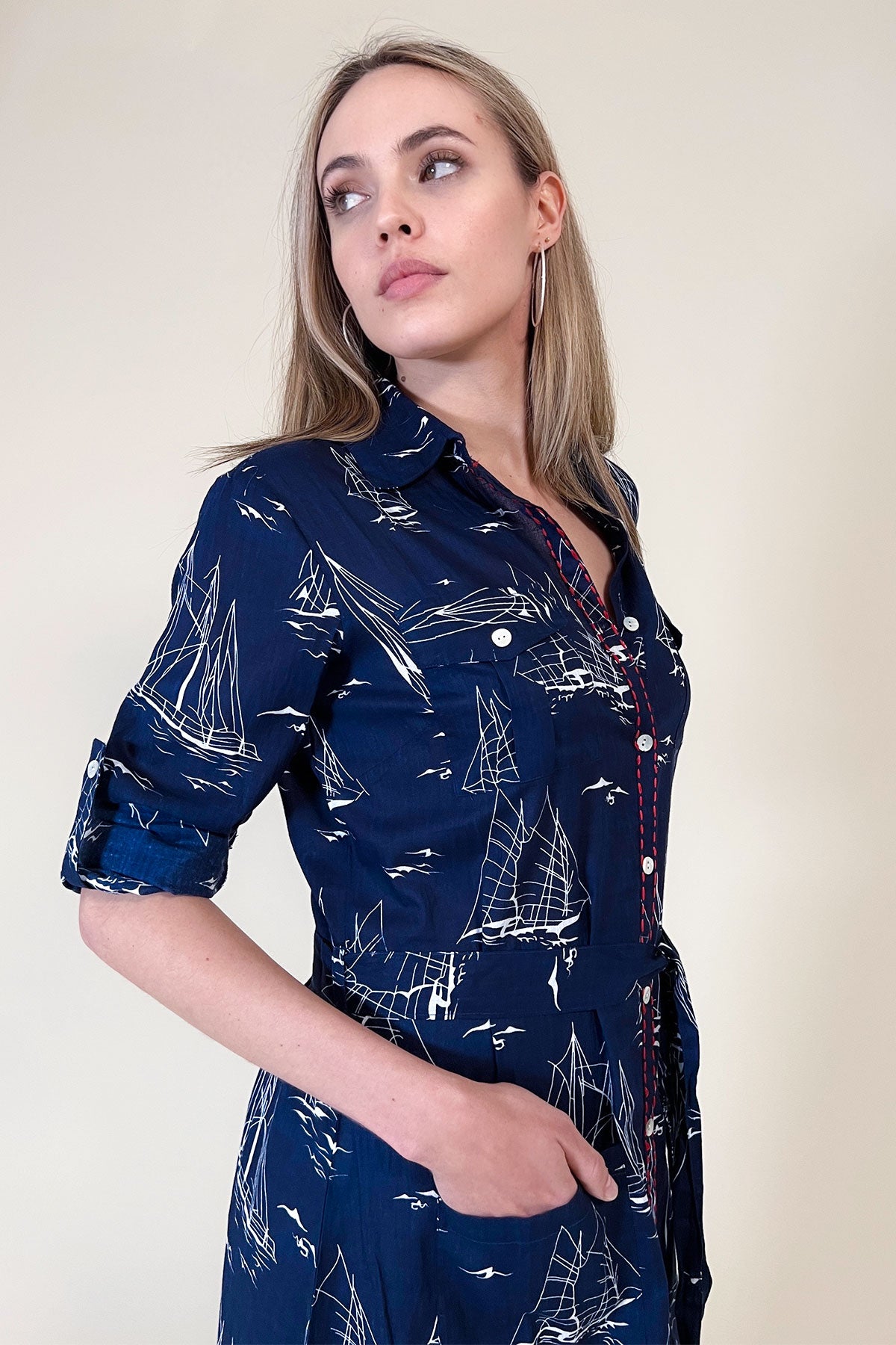 Saylor Dress Navy