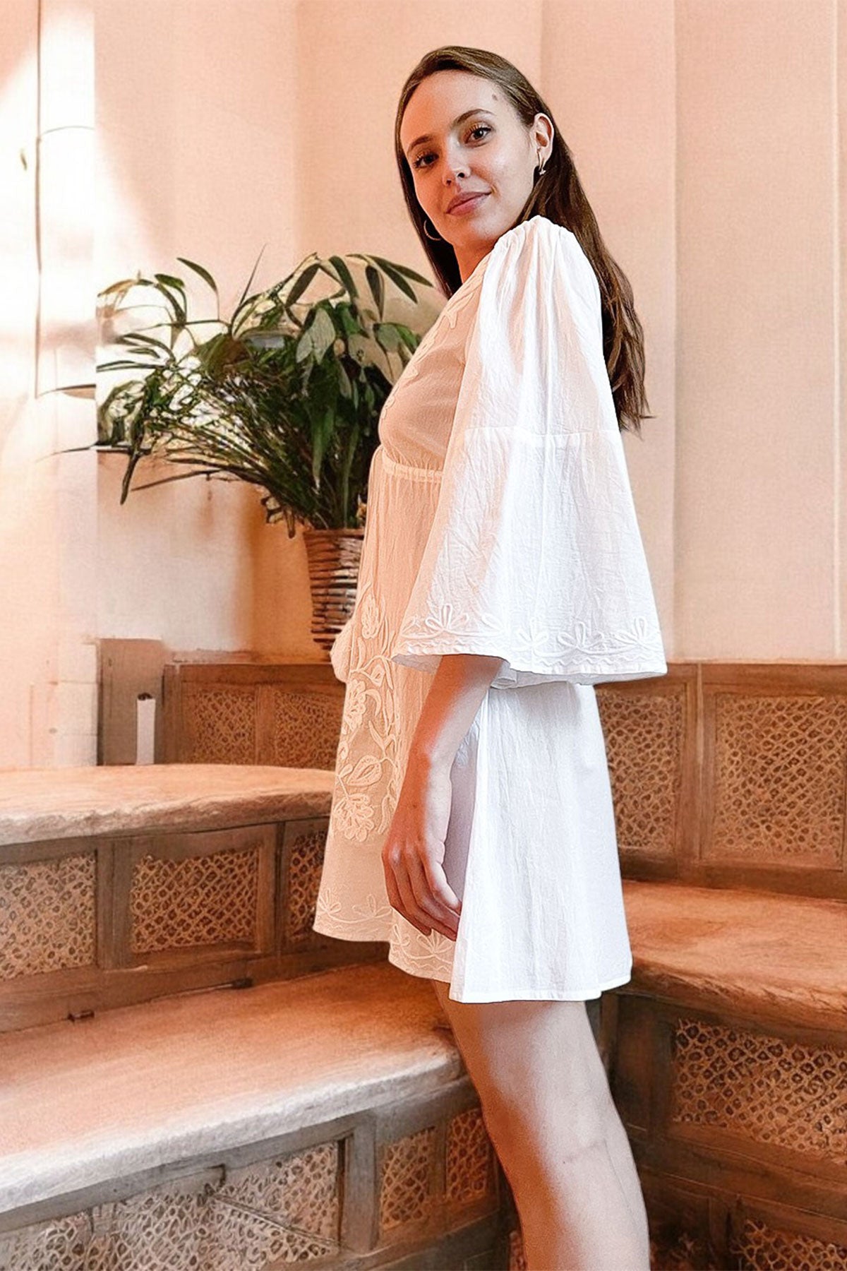 Sharon Tunic White