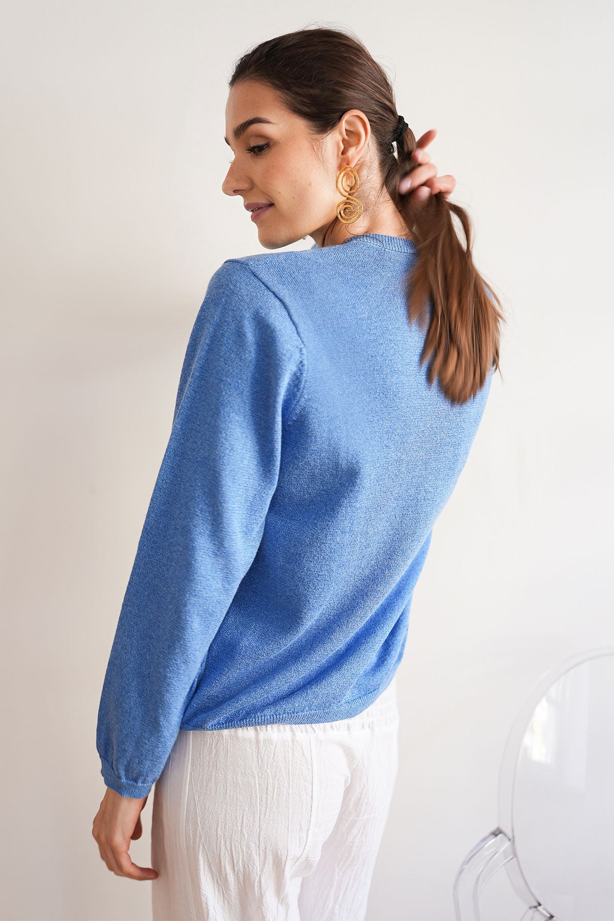 Aura Blue Lurex