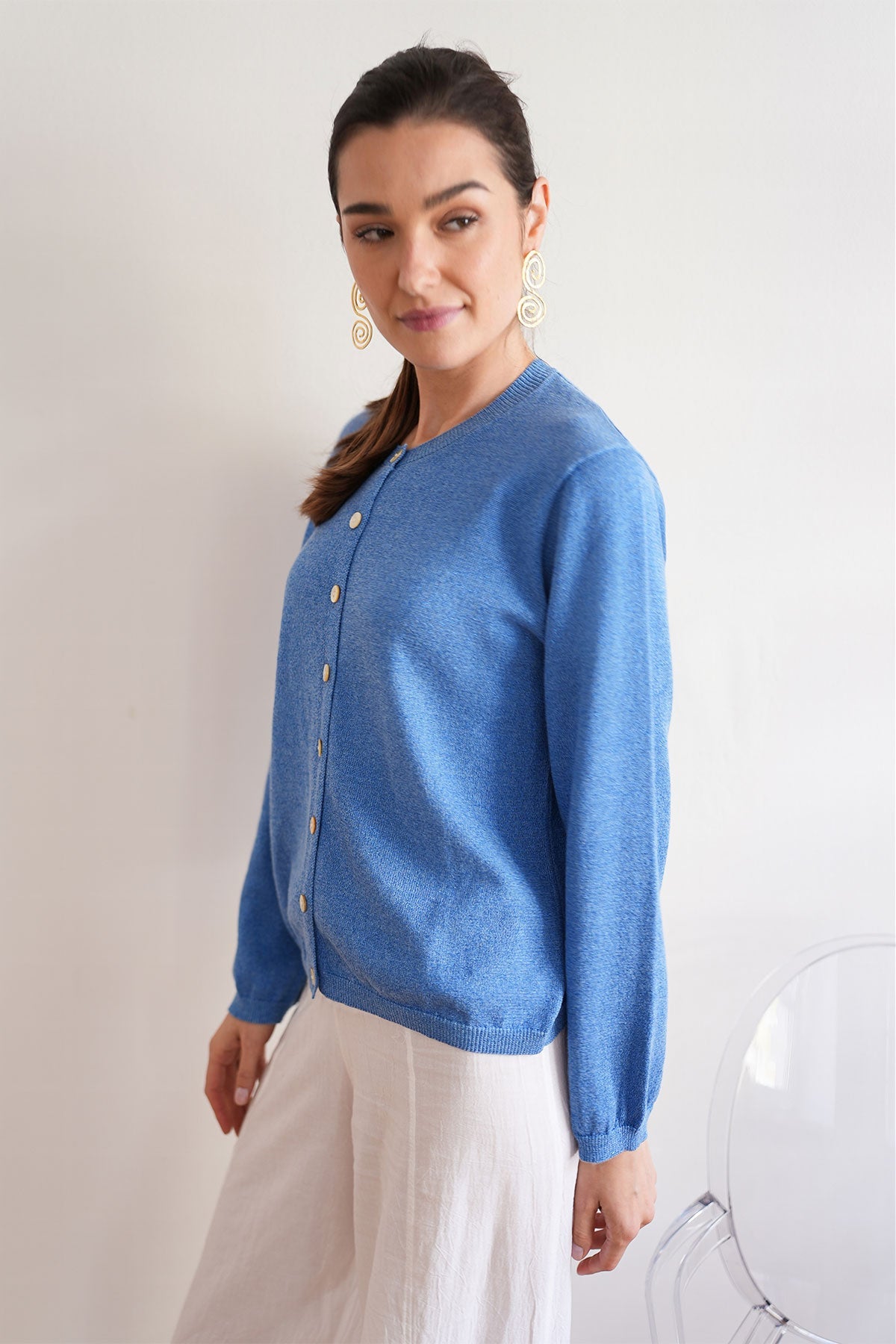 Aura Blue Lurex