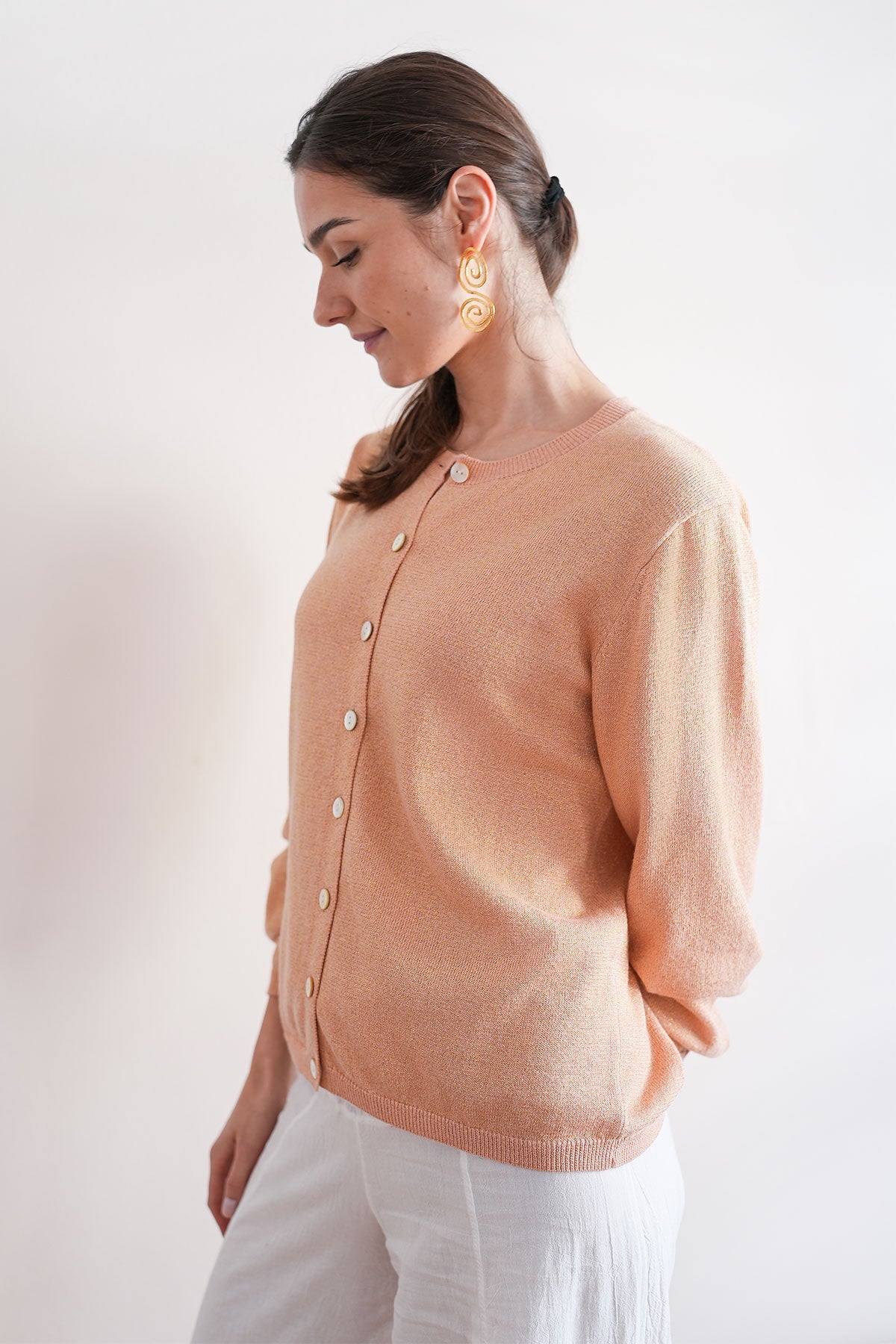 Aura Peach Lurex