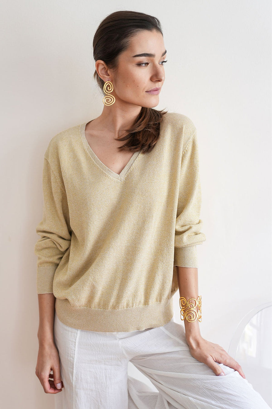 Wander Beige Lurex