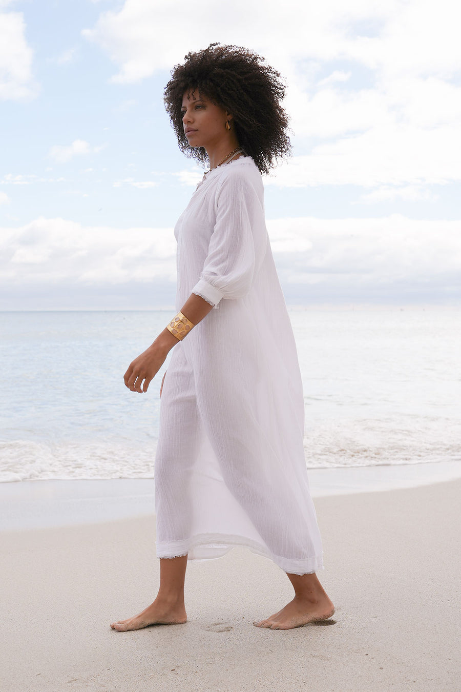 Suri Maxi Tunic White
