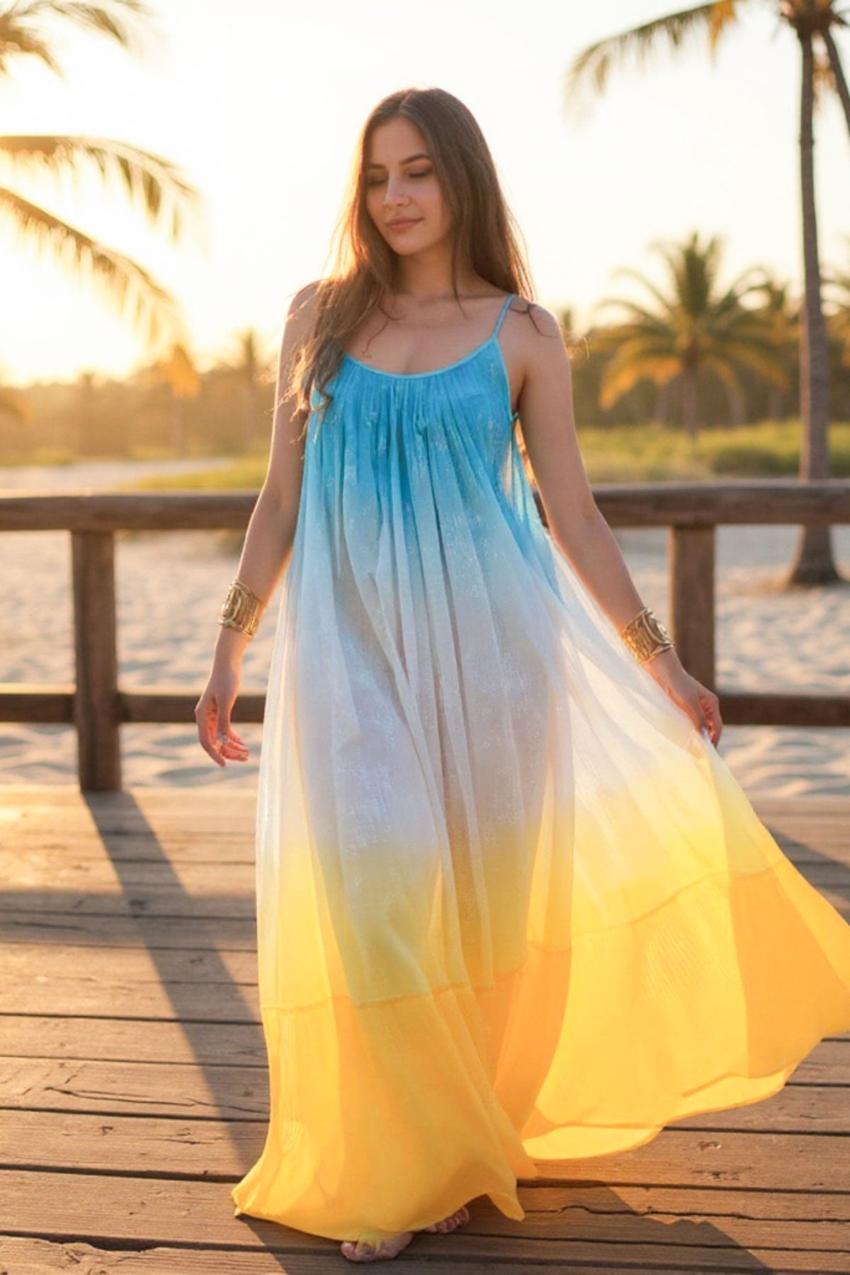 Ziggy Dip Dyed Maxi Dress