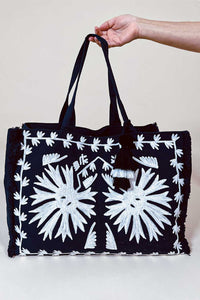 beautiful canvas bag for beach resort pool and travel lightweight and sturdy