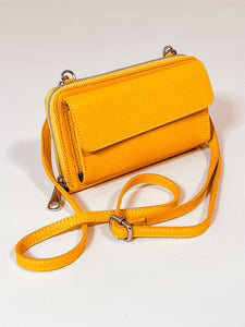 Sienna Crossbody Wallet Yellow