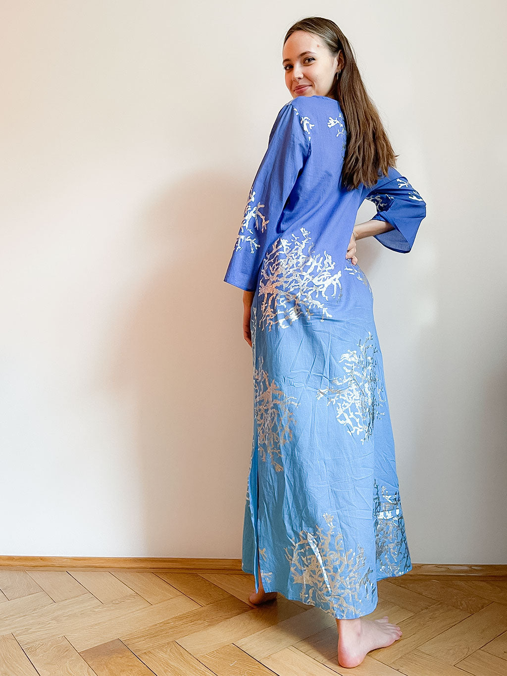 Tally Maxi Tunic Blues