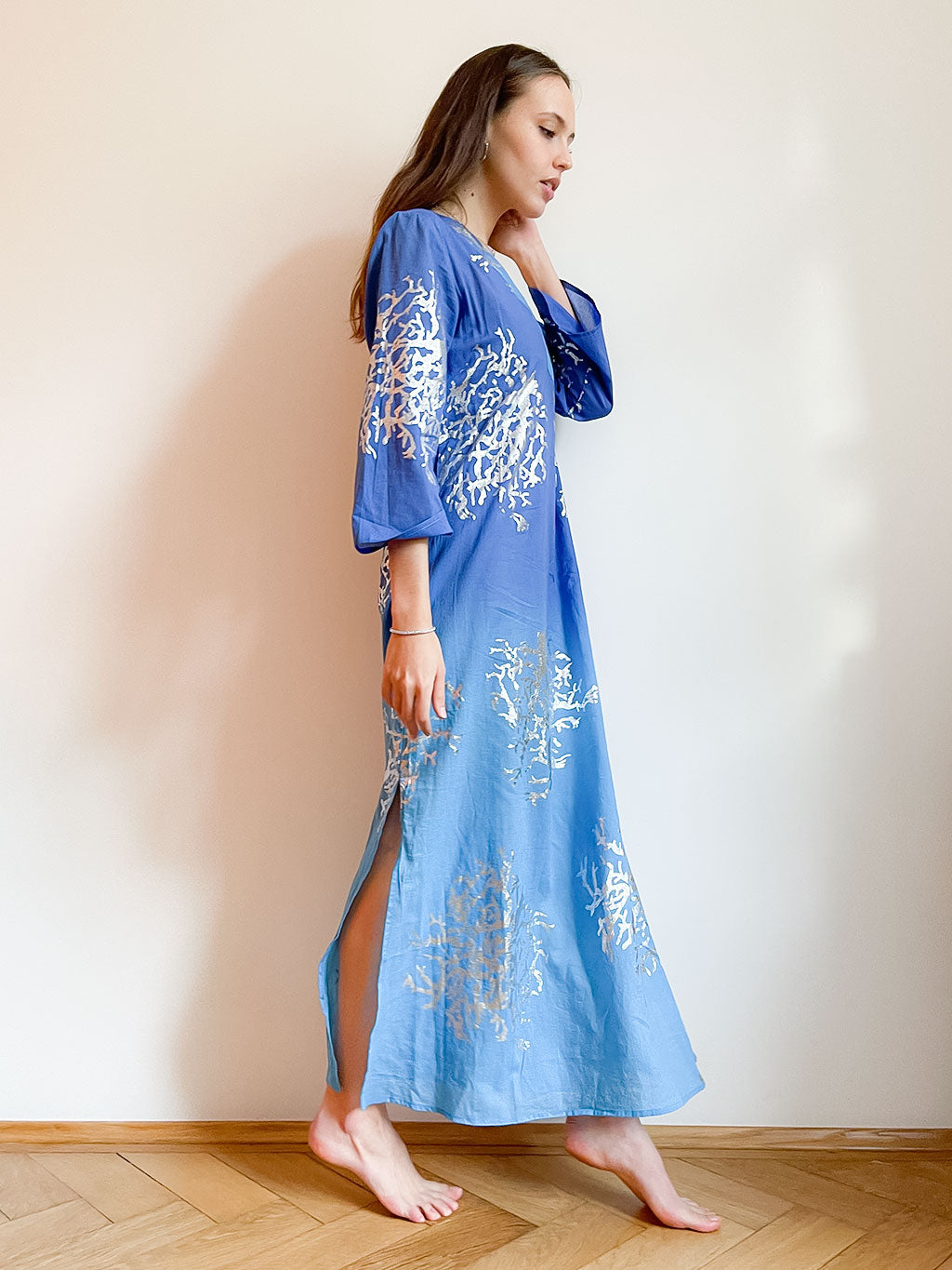 Tally Maxi Tunic Blues