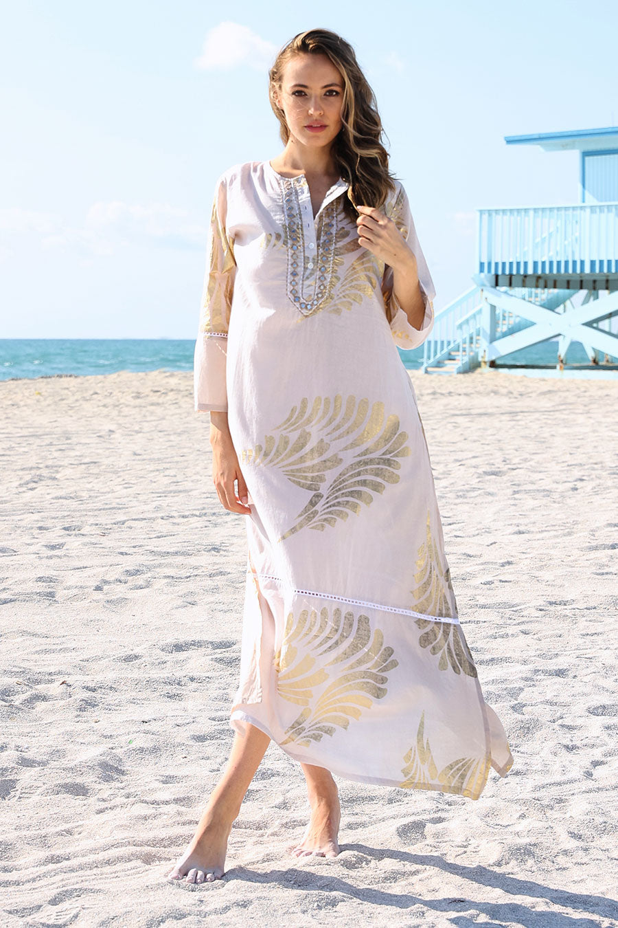 Tasha Maxi Tunic taupe