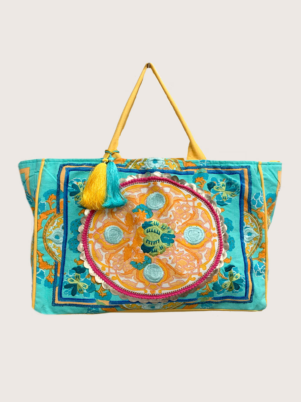 Boho bag aqua